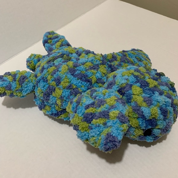 Sea Turtle Plush Stuffed Turtle Nursery Room Playroom Decor Handmade Crocheted - Picture 6 of 16